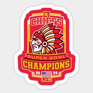 Chiefs - Super Bowl Champs Sticker